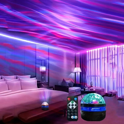 Projecteur LED Galaxie Étoilée Lumière RGB Télécommande Intelligente Lampe Aurore Étoile KTV USB pour Décoration Maison Chambre Camping Mariage