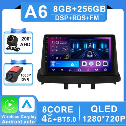 Android 16 pour Renault Megane 3 Fluence Samsung SM3 2008 - 2017 lecteur multimédia DSP CarPlay GPS autoradio