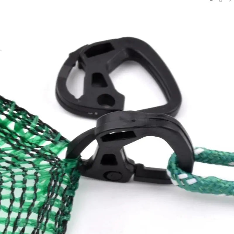 20/50/100 pièces Crochets noirs pour filet pare-soleil, Outil d'installation Agraffe pour filet pare-soleil de jardin, Support de suspension pour clôture de cour extérieure et de volière