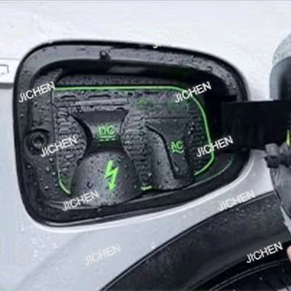 JC Port de chargement de voiture couvercle étanche et couvercle de protection anti-poussière Modification d'apparence adapté BYD Sealion 7 Sea Lion 07