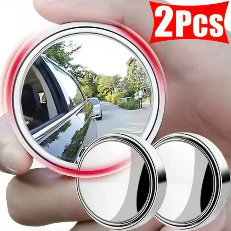 Rétroviseur de voiture, petit miroir circulaire, miroir auxiliaire grand angle haute définition, Surface convexe