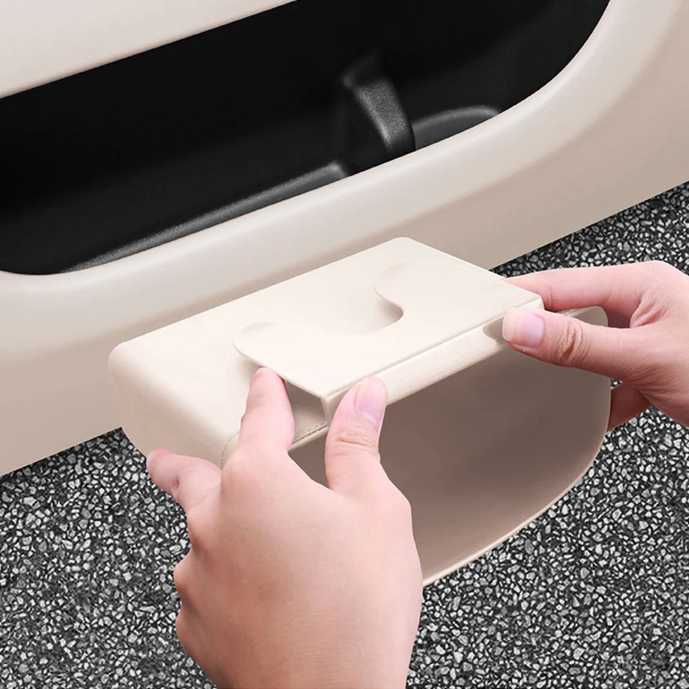 Boîte de rangement ABS pour voiture Xpeng G9 G6 G3 P7 P5 X9, poubelle de voiture, boîte de rangement multifonctionnelle, moulage intégré