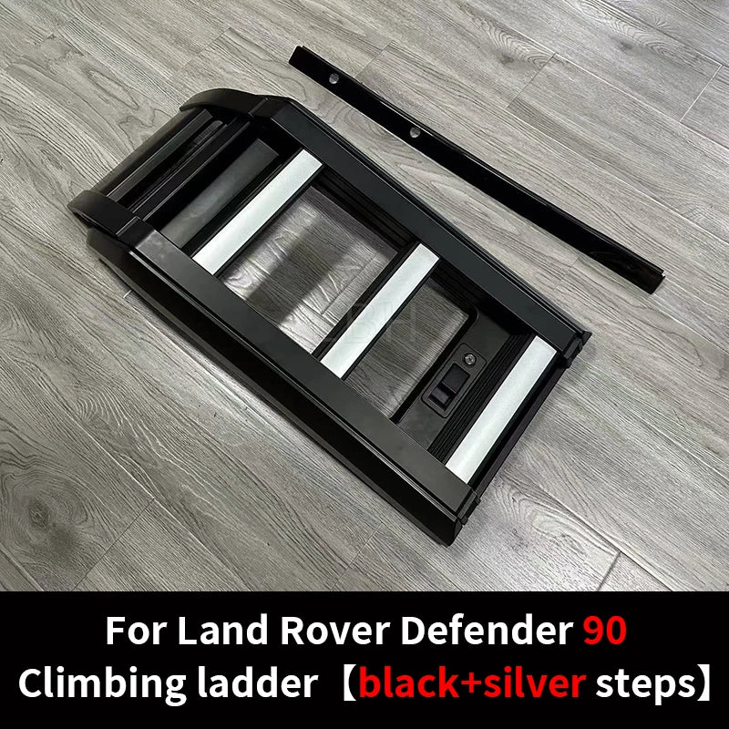 Échelle de hayon arrière de voiture, échelle d'escalade de toit adaptée pour Land Rover Defender 90 110 L663, échelle d'accès latéral, marchepied de toit de fenêtre latérale