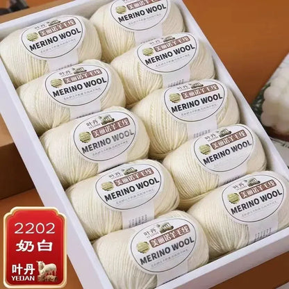 Fil de laine doux à 3 plis, 500 g/ensemble, pour crochets, chapeau d'hiver, pull, écharpe, châle, manteau, Cardigan, bricolage, confortable, chaud et moelleux, fil rouge pour bébé