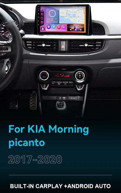 QSZN pour KIA Picanto Morning 3 JA 2018 - 2019 Android 13 autoradio lecteur vidéo multimédia CarPlay Auto 4G GPS Navigation stéréo