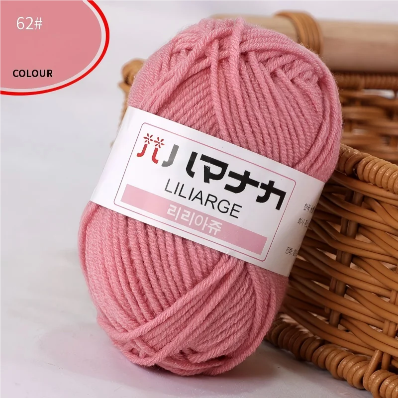Fil à tricoter en coton doux et épais pour bébé, fil de velours en fibres épaisses pour tricot à la main, fil à crocheter pour pull DIY