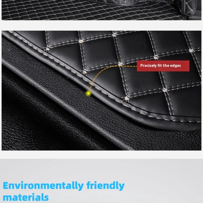 Tapis de coffre de voiture en cuir artificiel personnalisé, pour Alfa Romeo Giulia 2017 – 2022 Stelvio 2017-2022, accessoires d'intérieur de voiture