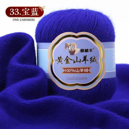 Fil de laine 100 cachemire pour optique moyenne ogo, écharpe, chaussettes, glafraîchement, chaud, 3 plis, crochet, doux pour la peau, 100% g/ensemble