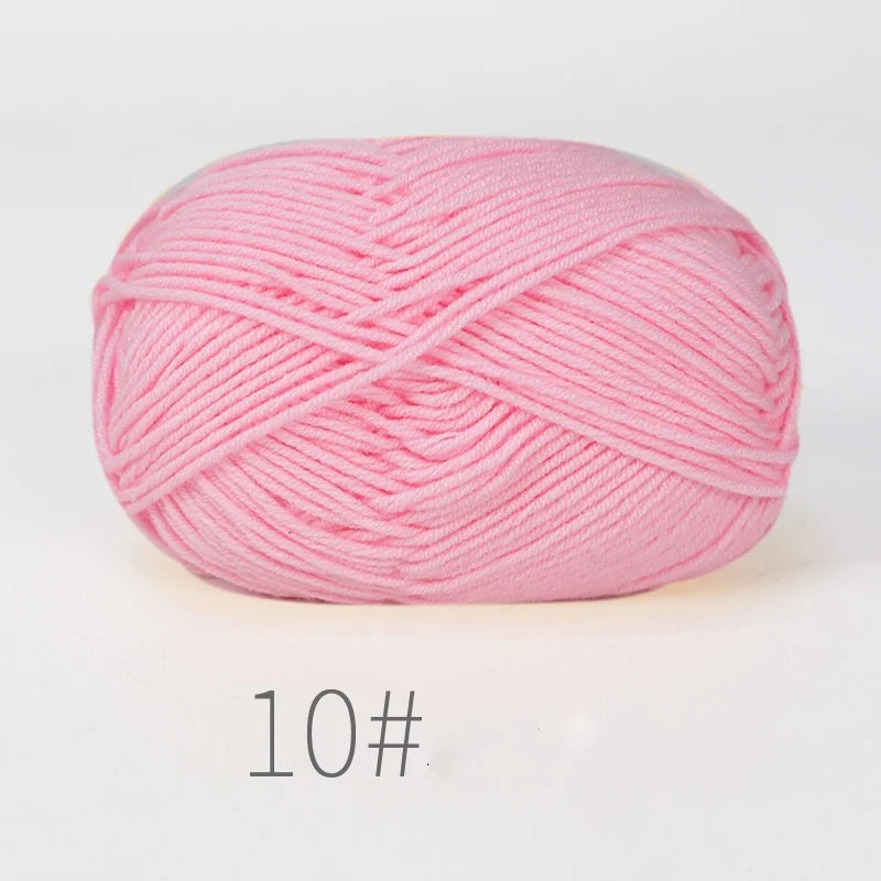 Fil à tricoter en coton doux, tissu mélangé, fil de velours en fibres épaisses, fil de laine au Crochet pour pull, bricolage