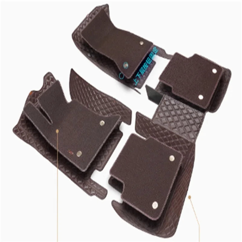 Tapis de sol de voiture personnalisés 5D, pour Nissan Murano, Double couche, doublures de sol, couverture