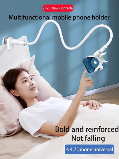 Pince de téléphone portable à col de cygne, bras long flexible, prêt Tatparesseux avec poignée, frais généraux en direct