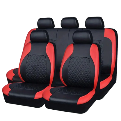 Housses de siège de voiture universelles PU noir mode housses de siège de sport housse de siège de voiture en polyuréthane accessoires intérieurs universels