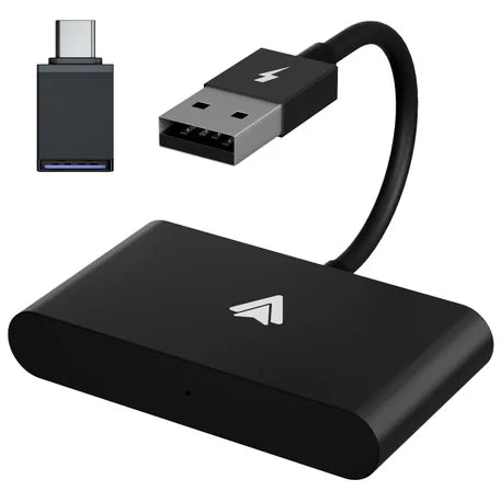 Adaptateur de voiture Android Auto sans fil, Dongle Carplay sans fil, conversion filaire en sans fil pour Android/iPhone Plug and Play