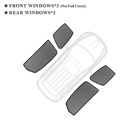 Pare-soleil magnétique pour voiture BYD YangWang U8 2023 2024, cadre de pare-brise avant, rideau pour fenêtre latérale arrière de bébé, bouclier pare-soleil