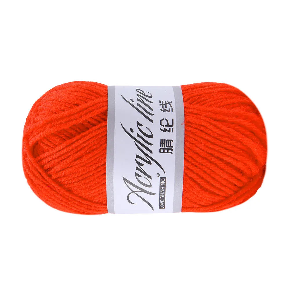 Écharpe en Laine Épaisse Robuste, Fil de Tricot Épais, Chaud, Ménage, Enfants, Chapeau, Optique Douce, Crochet, 50g
