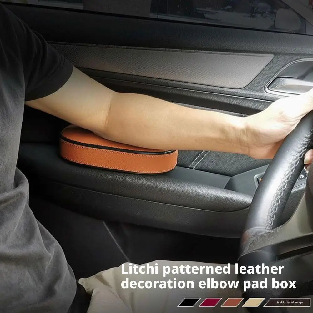 Support d'accoudoir de porte de voiture universel, hauteur réglable, coussin de rangement, accoudoir de voiture avec boîte en cuir PU souple, support d'accoudoir X2Y0