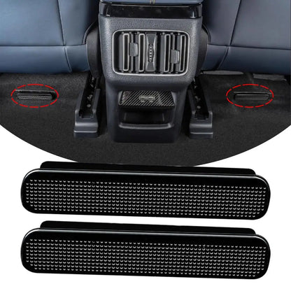 1 paire de couvercles de protection de sortie de climatiseur de voiture, pour BYD Song PLUS 2025, Anti-blocage, Grille de sortie de siège arrière, décor