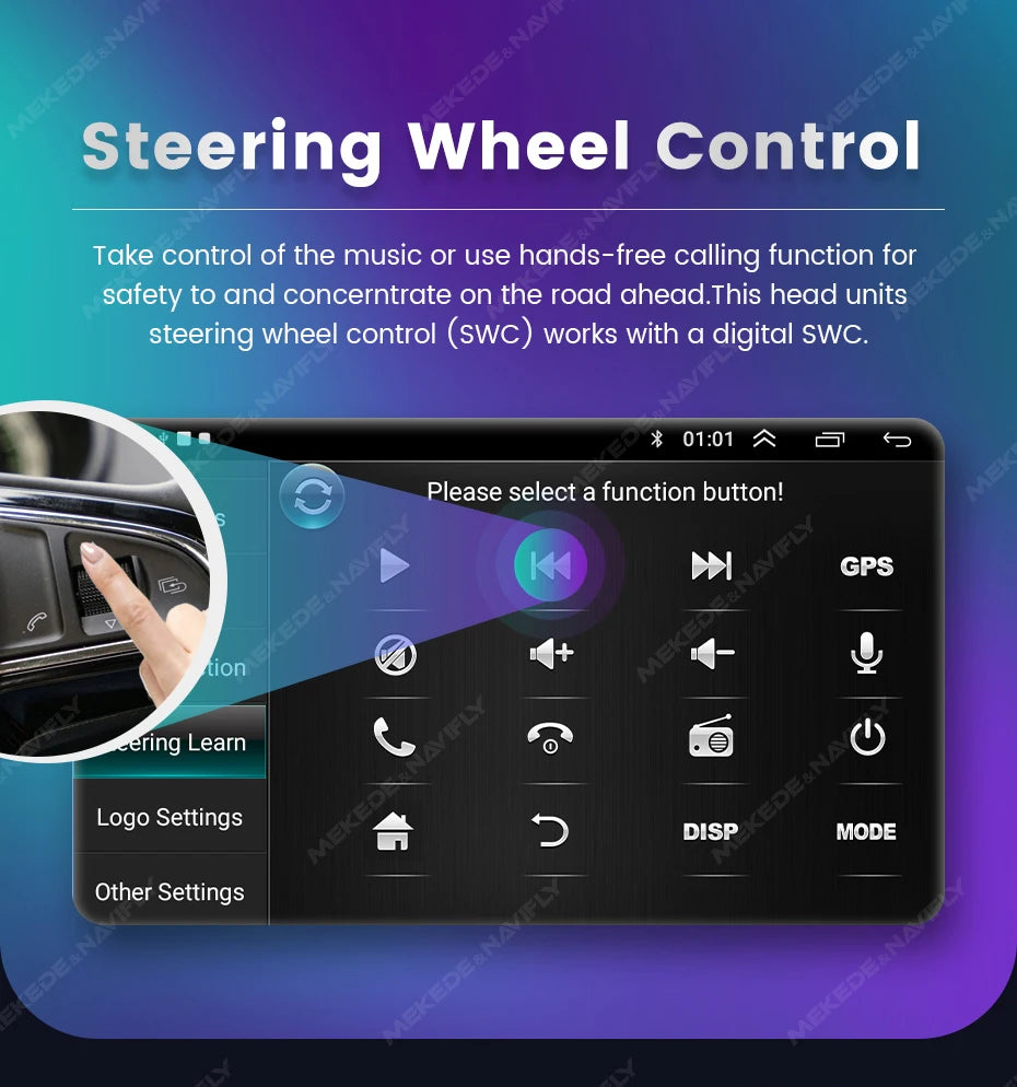 MEKEDE Android Autoradio pour Volkswagen Passat b6 b7 golf 5 6 Polo Jetta Skoda Autoradio multimédia PlayerGPS WiFi RDS Carplay