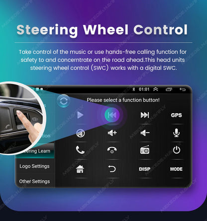 MEKEDE Android Autoradio pour Volkswagen Passat b6 b7 golf 5 6 Polo Jetta Skoda Autoradio multimédia PlayerGPS WiFi RDS Carplay