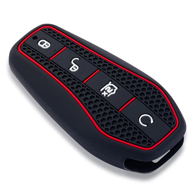 Étui pour clé de voiture en Silicone, support de chaîne, pour BYD Atto 3 Han EV Dolphin Song PRO Max Tang DM Yuan Dolphin E2 Qin PLUS