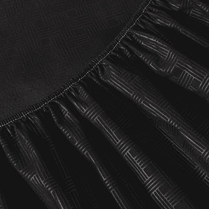 Drap-housse avec bande élastique, couleur unie, housse de matelas douce pour lit simple, double, king, queen, 90/120/140/150/160/180x200cm