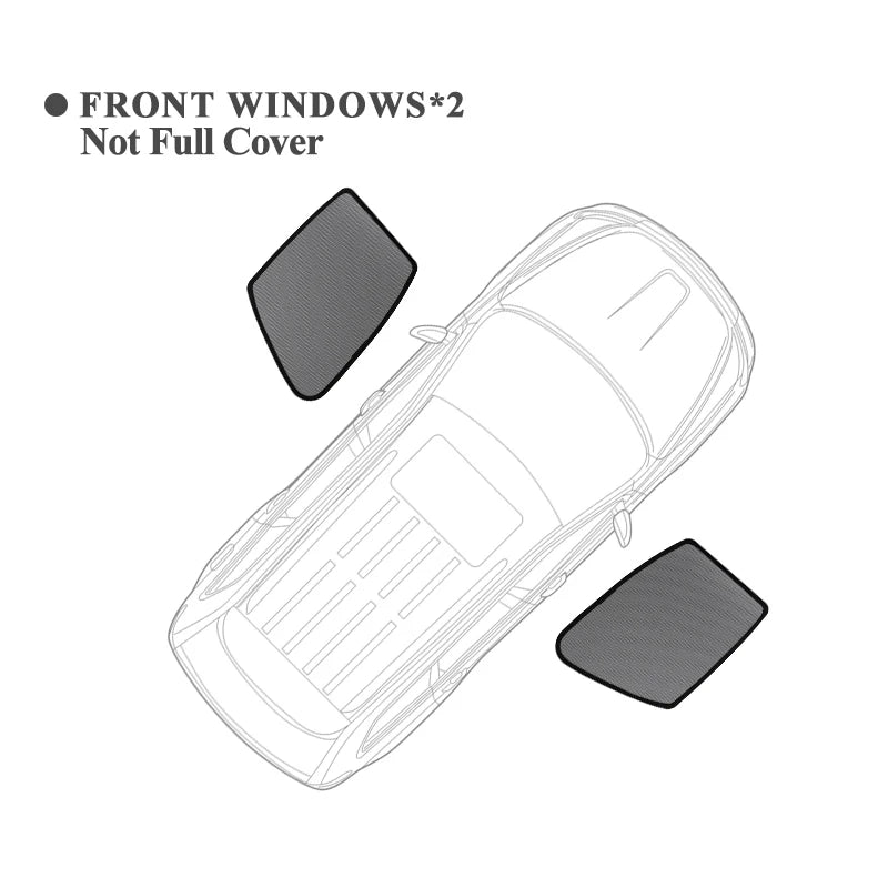 Pare-soleil magnétique pour voiture BYD YangWang U8 2023 2024, cadre de pare-brise avant, rideau pour fenêtre latérale arrière de bébé, bouclier pare-soleil