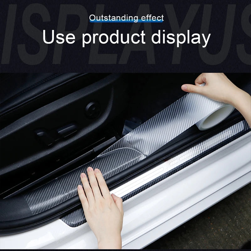 SEAMETAL autocollant de protection de porte de voiture Nano bande transparente 10m Anti-Collision autocollants de pare-chocs de voiture Films de protection accessoires de voiture