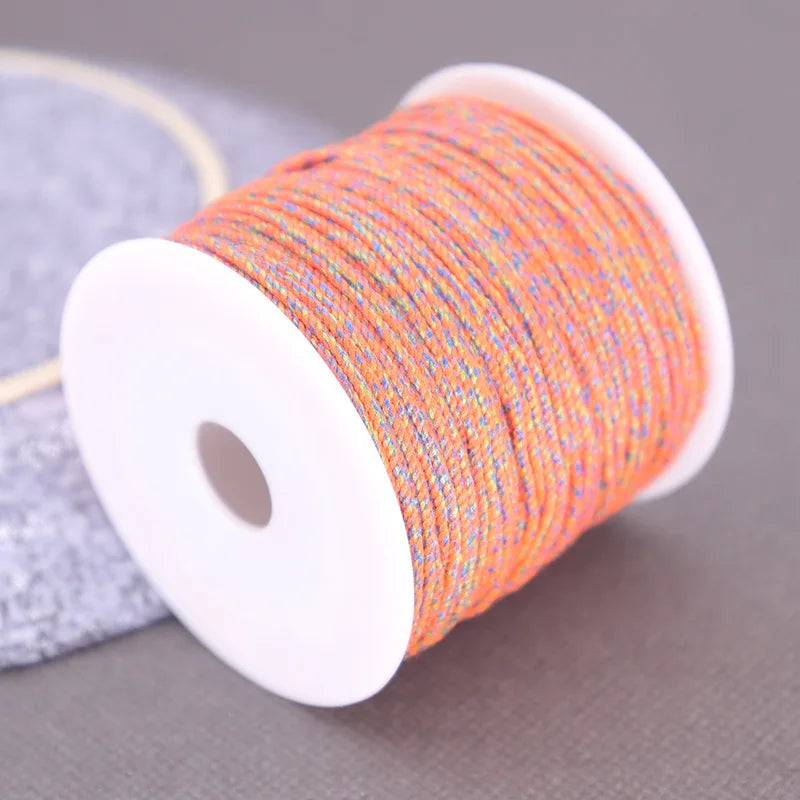Corde de coton pour macramé, ficelle, ficelle, fil, artisanat, couture, tentures murales faites à la main, bohème, fête de mariage, décoration d'intérieur, 1.2mm, 37m
