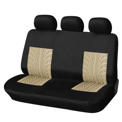 AU-UTH-Ensemble de Housses de Siège de Voiture Brodées, Protection Universelle Adaptée à la Plupart des Voitures, avec un Style Track Tatif