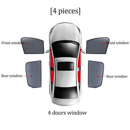 Pare-soleil magnétique pour BYD Dolphin 2024 2023 – 2021, cadre de pare-brise avant, rideau pour fenêtre latérale arrière, pare-soleil