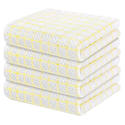 Homaxy 100% coton serviette de cuisine torchon doux Super absorbant chiffons de cuisine nettoyage à domicile serviette à récurer lavage de la vaisselle tissu