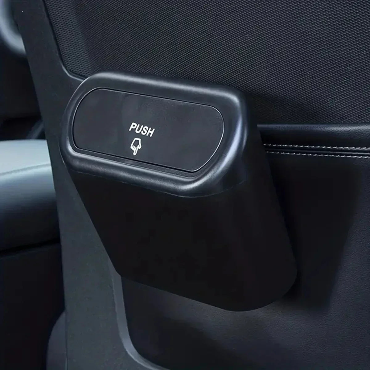 1pc-poubelle de voiture suspendue véhicule poubelle boîte de rangement en plastique pressage carré poubelle Type Auto voiture fournitures