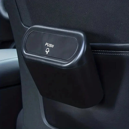 1pc-poubelle de voiture suspendue véhicule poubelle boîte de rangement en plastique pressage carré poubelle Type Auto voiture fournitures