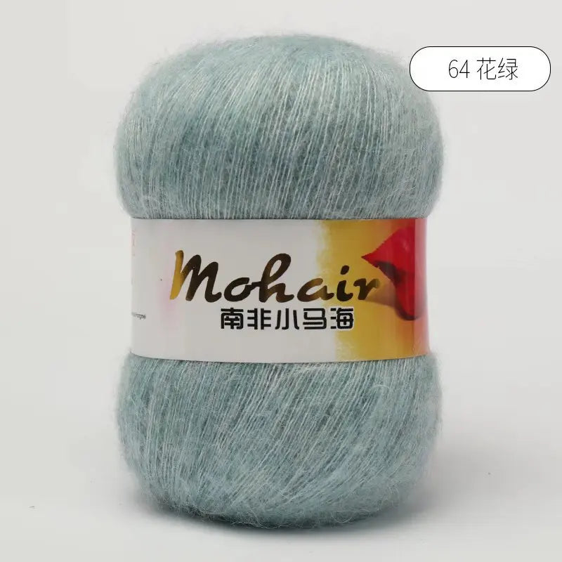 Fil de laine Mohair d'alpaga en peluche pour fil à tricoter, écharpe de pull 40 grammes/boule, fils épais de Lanas doux et chaud gonflés