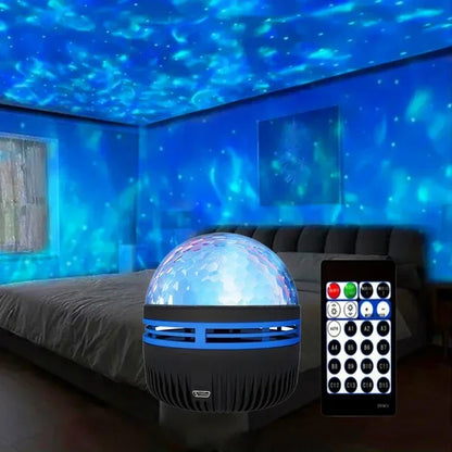 Projecteur LED Galaxie Étoilée Lumière RGB Télécommande Intelligente Lampe Aurore Étoile KTV USB pour Décoration Maison Chambre Camping Mariage