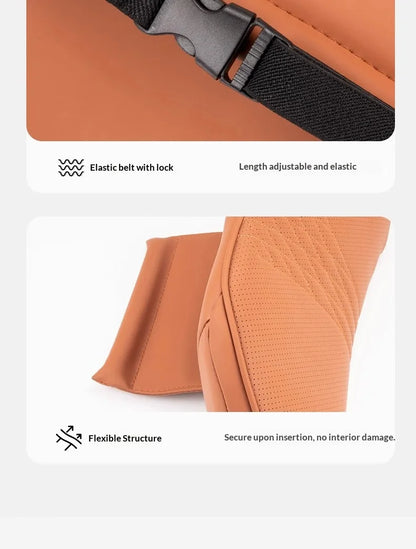 Coussin de nuque et de soutien lombaire pour voiture, universel toutes saisons, coussin lombaire respirant avec contour ergonomique pour la taille