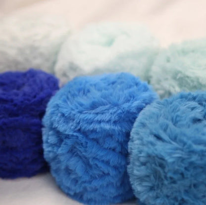 Fil de fourrure Super doux, 1 œuf de 100 grammes, fil de fausse fourrure épais et moelleux pour cils, accessoires et couvertures pour écharpe tricotée au Crochet