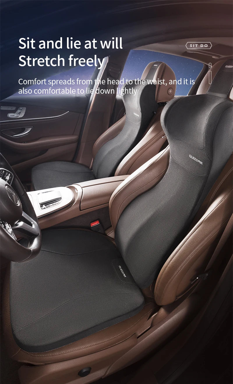 LIVICHEPIN appui-tête de voiture Protection de la taille coussin de dossier de siège de voiture coussin lombaire automatique soutien de la taille coussin de taille intégré