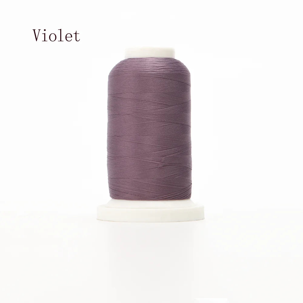 Fil laineux en Nylon à haute élasticité Tex 18, fil extensible, épaisseur moyenne, 1000 mètres de Long, surjet de couture sans couture, 8 couleurs au choix