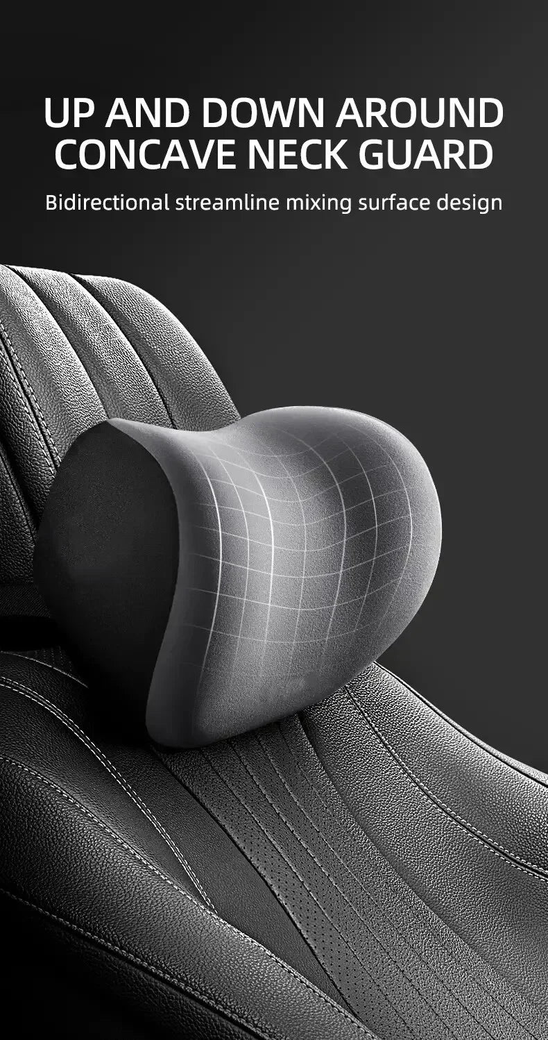 Ensemble d'oreillers de soutien lombaire et de nuque pour siège de voiture, appui-tête et soutien lombaire pour chaise de bureau et chaise de gaming