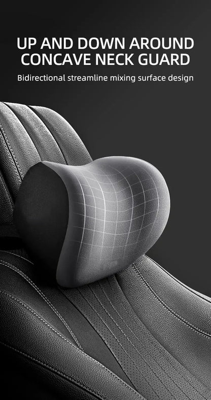 Ensemble d'oreillers de soutien lombaire et de nuque pour siège de voiture, appui-tête et soutien lombaire pour chaise de bureau et chaise de gaming