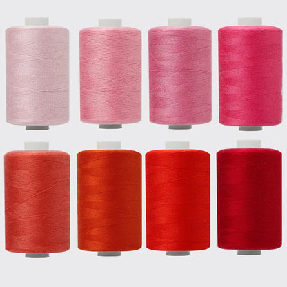 Bobine de fil à coudre 1000 polyester pour maison – broderie, point de croix, 402 yds
