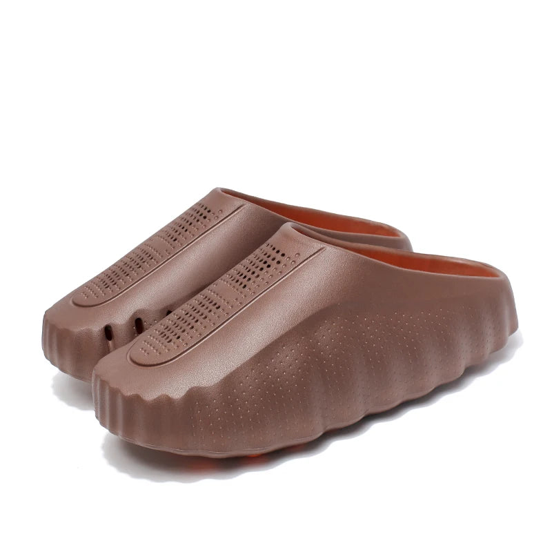 Pantoufles d'été à la mode pour hommes, chaussures d'extérieur légères antidérapantes à tige basse, chaussures décontractées résistantes à l'eau pour hommes