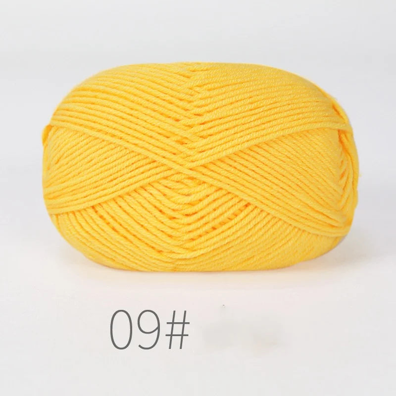 Fil à tricoter en coton doux, tissu mélangé, fil de velours en fibres épaisses, fil de laine au Crochet pour pull, bricolage