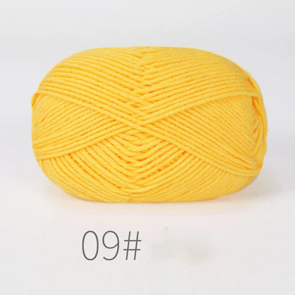 Fil à tricoter en coton doux, tissu mélangé, fil de velours en fibres épaisses, fil de laine au Crochet pour pull, bricolage