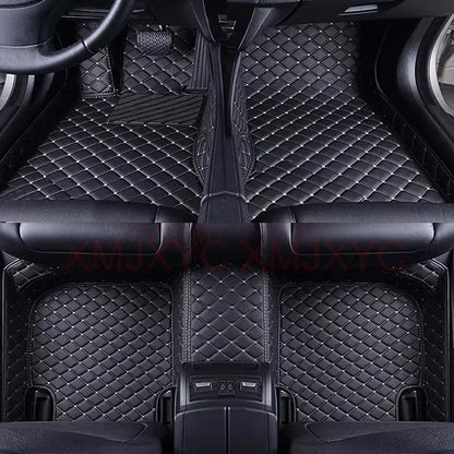 Tapis de Sol de Voiture 3D Personnalisé en Cuir Artificiel, Accessoires d'Nikpour KIT 2008, 2014, 2019, 3008, 4008, 2017-2023