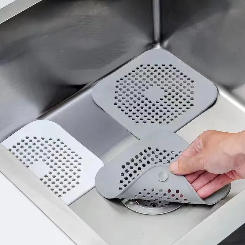 Crépine pour douche, filtre à cheveux, bloqueur d'évier, bouchon de bain, maille de salle de bain pour vidange de cheveux, filtre d'évier de cuisine GLQ01
