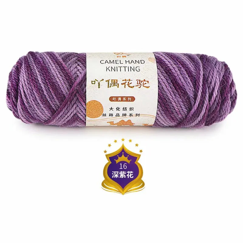 Fil de Barrage pour Ogo Tricot en Coton Mélangé, Peigné, Crochet Arc-en-ciel, DIY, Pull, Chapeau, 3mm, 100g