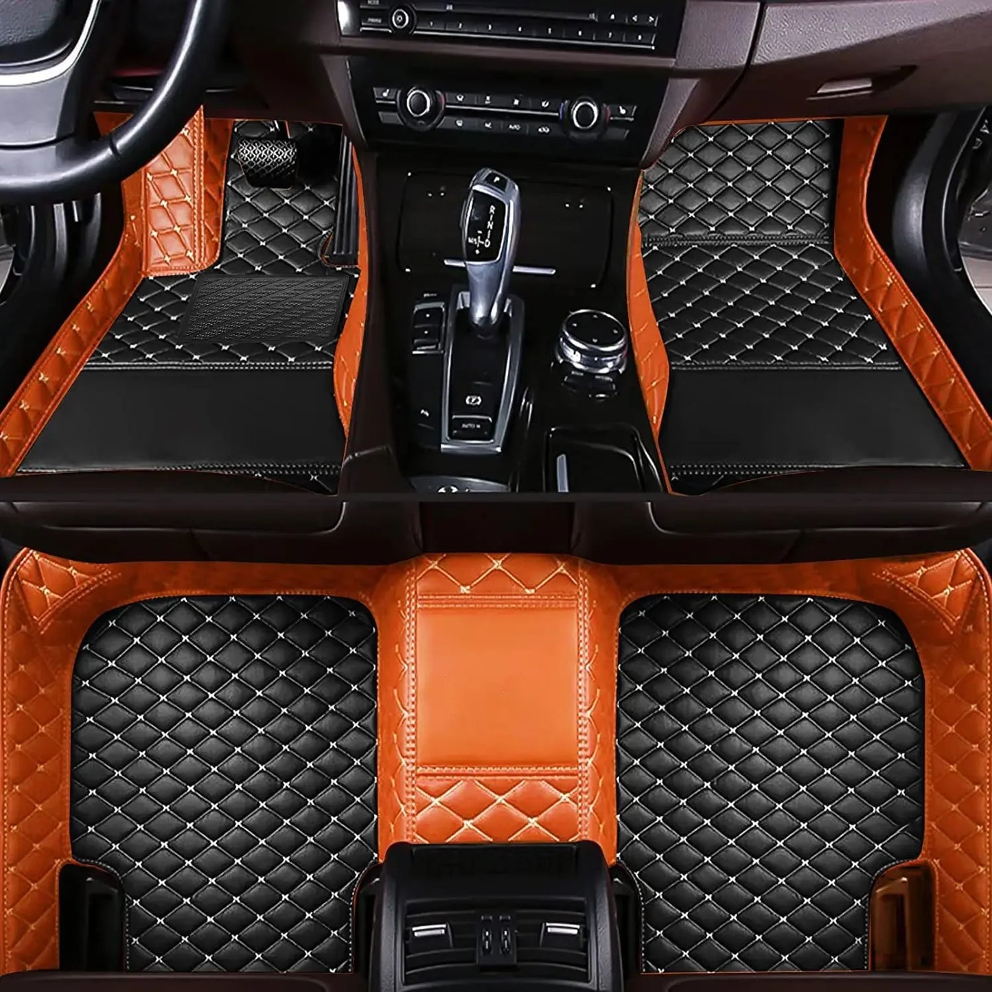 Tapis de sol de voiture personnalisés adaptés à la BMW X5 5 sièges véhicule électrique 2017-2019 tapis de pied en cuir automatique tapis