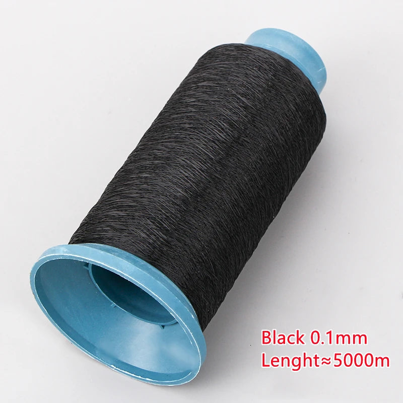Fil de Nylon Invisible pour Machine à coudre, 4500 mètres, pour couture à la main, accessoire de couture